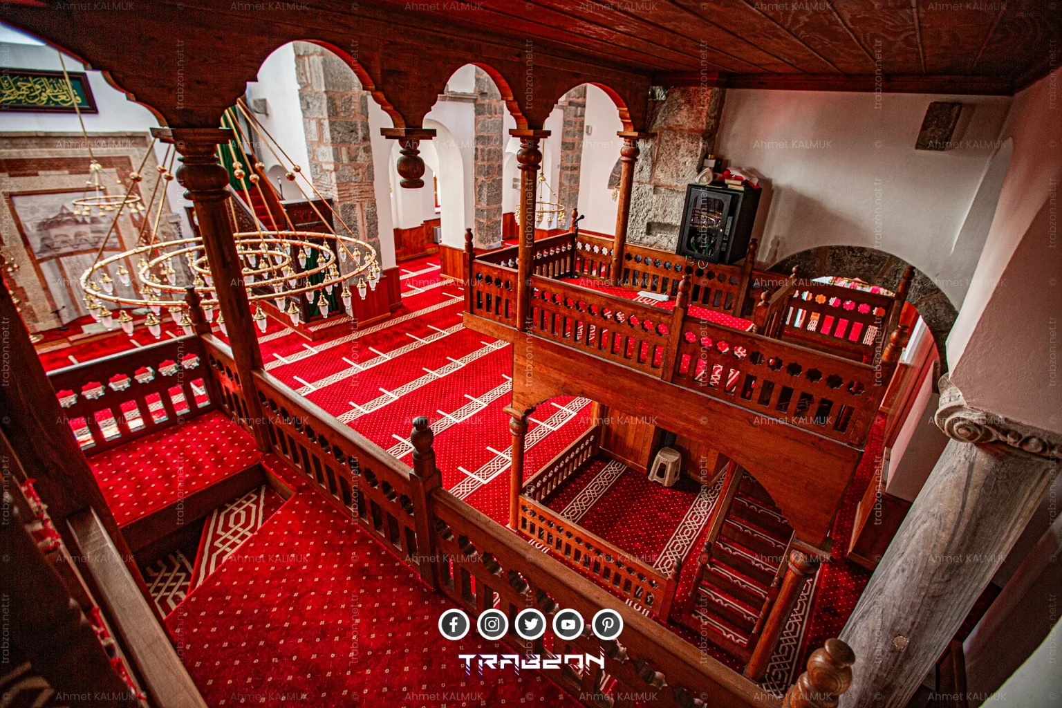 Trabzon Fatih Büyük Cami - Ahşap Kat